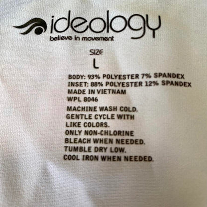 Ideology Galaxy Print Long Sleeve Activewear top Womens Large Athleisure Yoga