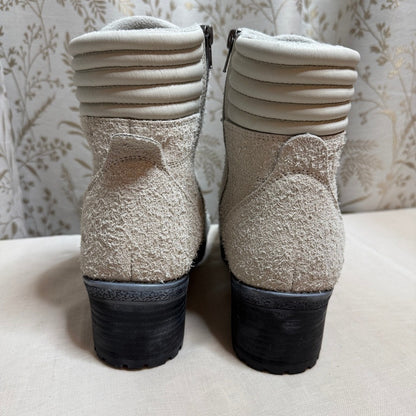 Jambu Douglas Waterproof Suede Ankle Boots Women 11 Cozy Fleece Lug Sole Winter