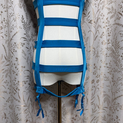 Frederick's of Hollywood Sexy Strappy Chemise L Garter Rave Festival Baddie Glam