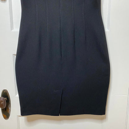 Vintage Preview Collection Little Black Pencil Dress Cropped Jacket Womens 4P