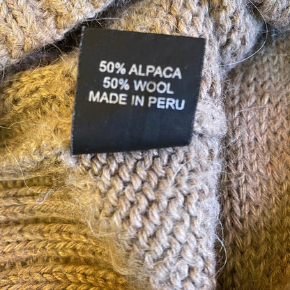 Indigenous Designs Alpaca & Wool Sweater Womens Fits S Boho Cozy Hygge FairTrade