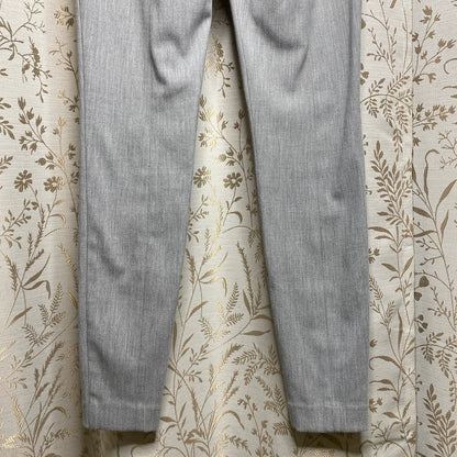 Express Skinny Mid Rise Dress Pants 00R Heather Gray Office Siren Minimalist