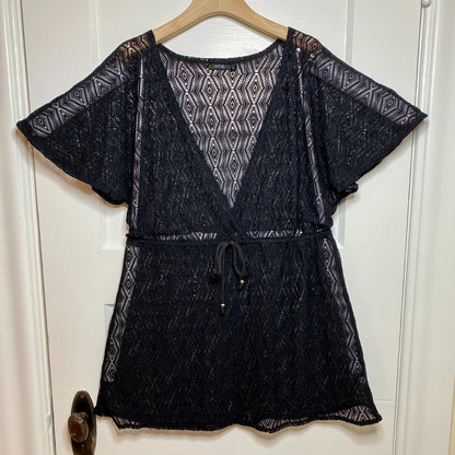 Apt. 9 Lace Tunic Womens Large Beach Boho Coverup Goth Loungewear Whimsigoth