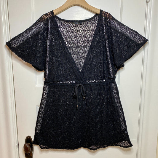 Apt. 9 Lace Tunic Womens Large Beach Boho Coverup Goth Loungewear Whimsigoth
