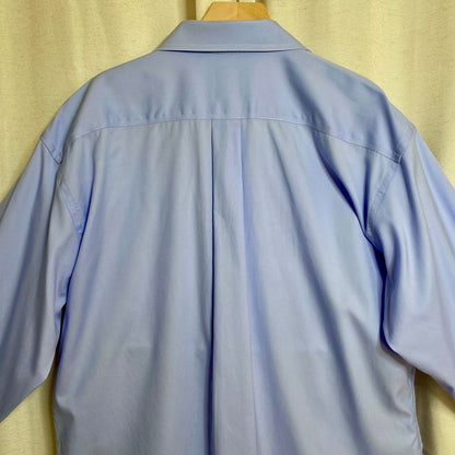 Joseph & Feiss Blue Dress Shirt Mens XL Academia Basics Business Casual Preppy