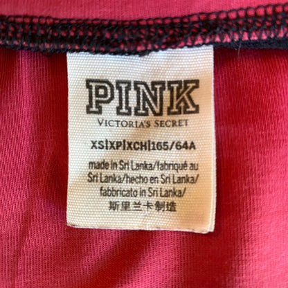 PINK Colorblock Leggings XS Athleisure Sporty Y2K Mesh Streetwear Activewear Gym