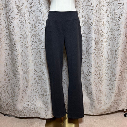 Yogipace Grey Yoga Pants Women XL Long Stretch Activewear Athleisure Business