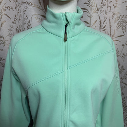 Salomon Actitherm Fleece Jacket Women L Full Zip Green Gorpcore Outdoor Utility