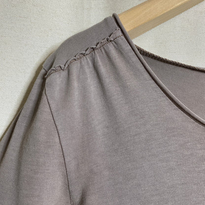 Indigenous Organic Cotton Long Sleeve Top Womens S Distressed Balletcore Grunge