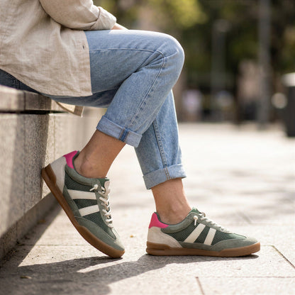 Mia Project Cloud Irita Classic Sneakers Women 11 Green Streetwear Blokecore