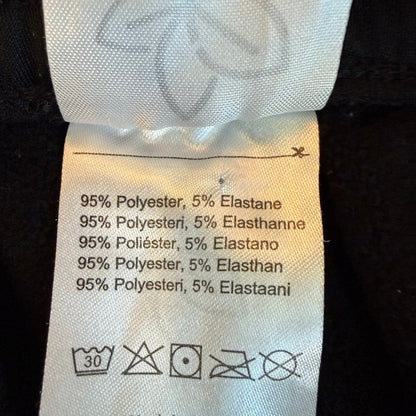 Yogipace Fleece Lined Wide Leg Sweatpants Women L Tall Black Athleisure Gorpcore