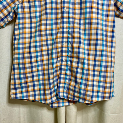 Jos A Bank Plaid Button Up Shirt Mens Large Academia Casual Geek Normcore Preppy