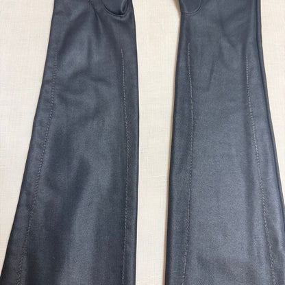 Vintage 1950s Black Opera Length Evening Gloves S Old Hollywood Mid-Century Glam