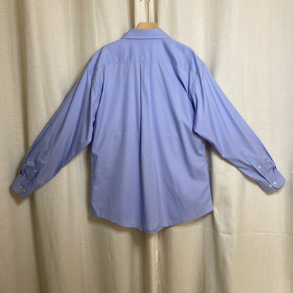 Joseph & Feiss Blue Dress Shirt Mens XL Academia Basics Business Casual Preppy