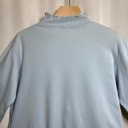 Whitefish Bay Mock Neck Cotton Top Womens S Distressed 90s Y2K Vintage Soft Girl