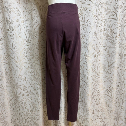 Sonoma Chocolate Brown High-Waisted Leggings Womens L Long Loungewear Cabincore