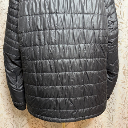New Balance Full-Zip Quilted Hooded Puffer Jacket Women 1X Gorpcore Athleisure
