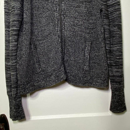 Victoria's Secret Boyfriend Style Knit Zip-Up Sweater Womens Large Y2K Boxy Cozy