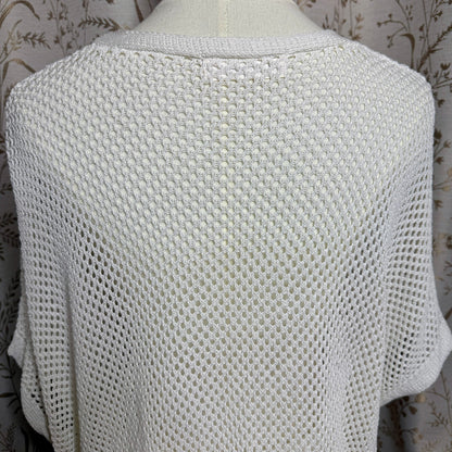 GRACE KARIN Open Knit Cardigan Women XL Shrug Boho Coastal Casual Minimalist