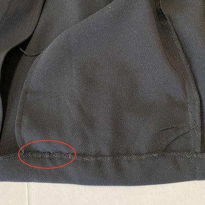 14th & Union Black Open Front Blazer Womens L Academia Professional Minimalist