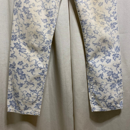Lauren Ralph Lauren Floral Jeans Womens 2 Distressed Cottagecore Fairy Romantic