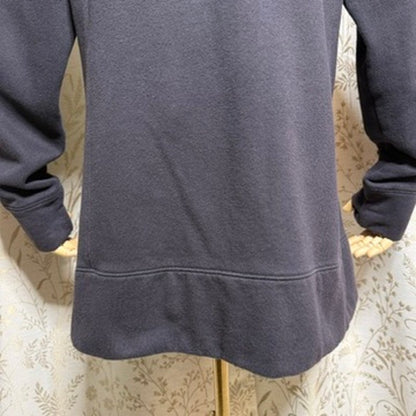Tek Gear Ultrasoft Fleece Longline Full Zip Hoodie Womens L Grunge Gorpcore Cozy
