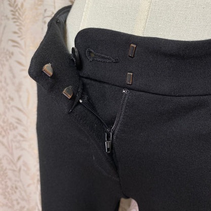 Express Skinny Mid Rise Ankle Pants 0R Black Stretch Office Siren Minimalist