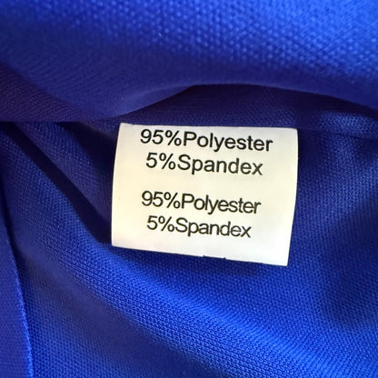 Grace Karin Blue Chiffon Blouse Women 2XL NWOT Office Chic Minimalist Colorblock