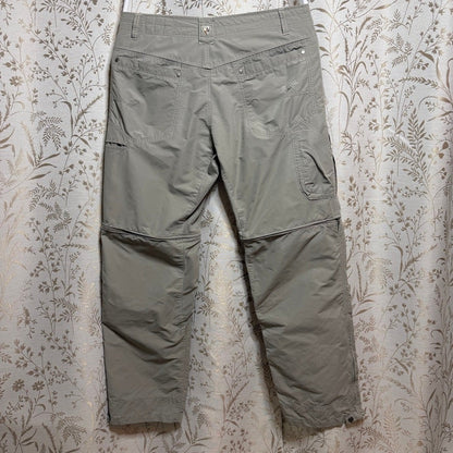 Kuhl Liberator Convertible Stealth Zip Off Pants Mens 34x32 Gray Hiking Outdoors