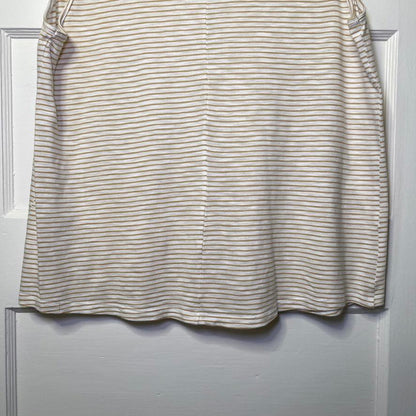 Sonoma Striped V-Neck Tank Top Womens Large Classic Business Casual Minimalist