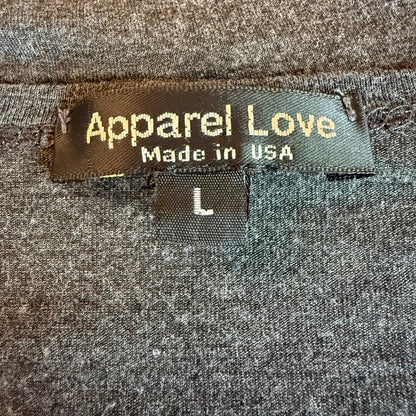 Apparel Love Stretch Tunic Top Gray Women L Casual Minimalist Loungewear Cozy
