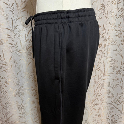 Yogipace Fleece Lined Wide Leg Sweatpants Women L Tall Black Athleisure Gorpcore