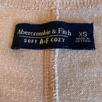 Abercrombie & Fitch Cozy Pink V-Neck Sweater XS Coquette Balletcore Romantic