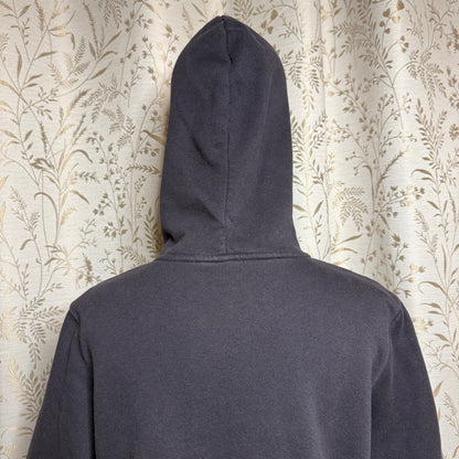 Tek Gear Ultrasoft Fleece Longline Full Zip Hoodie Womens L Grunge Gorpcore Cozy