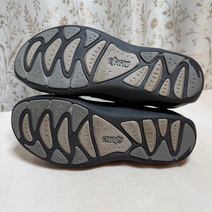 Ahnu Suede Leather Mary Jane Walking Shoes Women 8.5 Utility Travel Comfort