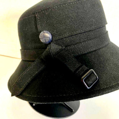 Scala Wool Hat Womens O/S Academia Mid-Century Mod Old Money Quiet Luxury Retro