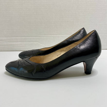 Florsheim Signature Vintage Kitten Heel Pumps 7.5 Office Siren Witchy Retro 80s