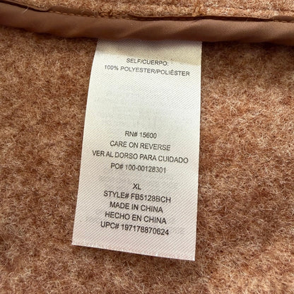 Fourth + Bay Brushed Knit Robe Coat Women XL Trench Academia Cozy Quiet Luxury