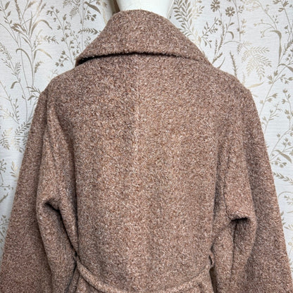 Fourth + Bay Brushed Knit Robe Coat Women XL Trench Academia Cozy Quiet Luxury
