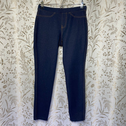 Dark Wash High Rise Skinny Denim Jeggings Small Stretch Minimalist Clean Girl