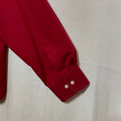 Merona Red Button Down Shirt Mens XL Academia Business Office Professional