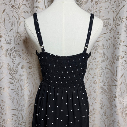 Old Navy Polka Dot Cami Dress Women XL Retro Rockabilly Coquette Whimsigoth LBD
