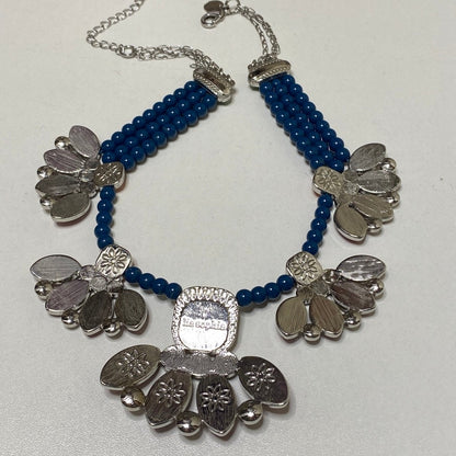 Lia Sophia Flamenco Statement Necklace Boho Chic Retro Artsy Maximalist Dopamine