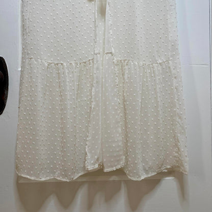Lauren Conrad Duster Vest Womens Large Ballet Bohemian Cottagecore Dainty Fairy