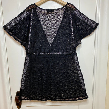 Apt. 9 Lace Tunic Womens Large Beach Boho Coverup Goth Loungewear Whimsigoth