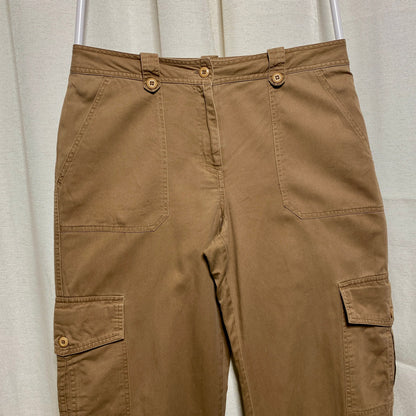 BW Sport Cargo Pants Womens 6P Mocha Brown Y2K Barncore Farmcore Indie Utility