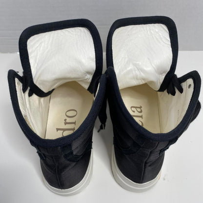 Pedro Garcia Satin High-Top Sneakers Womens 9.5 Edgy Grunge Streetwear
