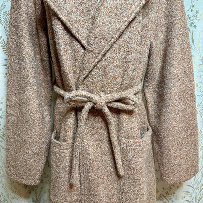 Fourth + Bay Brushed Knit Robe Coat Women XL Trench Academia Cozy Quiet Luxury
