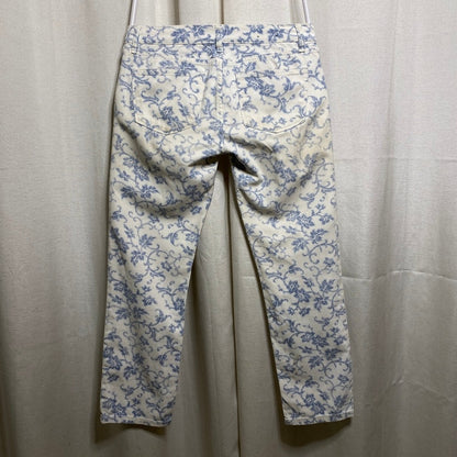 Lauren Ralph Lauren Floral Jeans Womens 2 Distressed Cottagecore Fairy Romantic