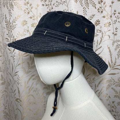 Dorfman Pacific Cotton Outback Hat Large Gray Gorpcore Camp Fishing Travel Sun
